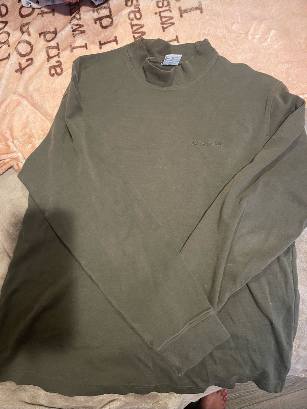 Columbia Men's Olive Crewneck Pullover